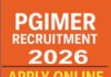 PGIMER Recruitment 2026: PGI Chandigarh ‘ਚ ਨਿਕਲੀਆਂ ਅਸਾਮੀਆਂ, 16 ਫਰਵਰੀ ਤੱਕ ਕਰੋ ਅਪਲਾਈ