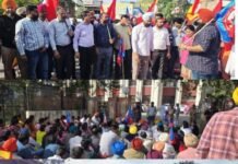 ਅਧਿਆਪਕਾਂ ਦੀਆਂ ਨੌਕਰੀਆਂ ‘ਤੇ ਲਟਕੀ ਤਲਵਾਰ; ਪੁਲਸੀਆ ਤਸ਼ੱਦਦ ਵਿਰੁੱਧ ਟੀਚਰਾਂ ਨੇ ਸਾੜੀ ਭਗਵੰਤ ਮਾਨ ਸਰਕਾਰ ਅਰਥੀ; TET ਦੀ ਸ਼ਰਤ ਰੱਦ ਕਰਨ ਦੀ ਮੰਗ