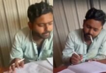 ਸ਼ਰਾਬ ਪੀ ਕੇ ਪੇਪਰ ਚੈੱਕ ਕਰਦੇ ਅਧਿਆਪਕ ਦੀ ਵੀਡੀਓ ਵਾਇਰਲ!