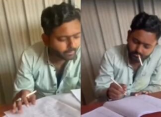 ਸ਼ਰਾਬ ਪੀ ਕੇ ਪੇਪਰ ਚੈੱਕ ਕਰਦੇ ਅਧਿਆਪਕ ਦੀ ਵੀਡੀਓ ਵਾਇਰਲ!