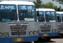 PRTC ਬੱਸ ਨਾਲ ਵਾਪਰਿਆ ਦਰਦਨਾਕ ਸੜਕ ਹਾਦਸਾ; ਵਿਅਕਤੀ ਦੀ ਮੌਤ- 17 ਸਵਾਰੀਆਂ ਜ਼ਖਮੀ