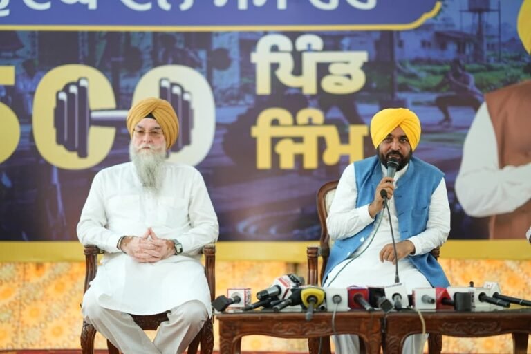 ਪੰਜਾਬ ਭਰ ਵਿੱਚ 500 ਪੇਂਡੂ ਜਿੰਮ ਲੋਕਾਂ ਨੂੰ ਸਮਰਪਿਤ!