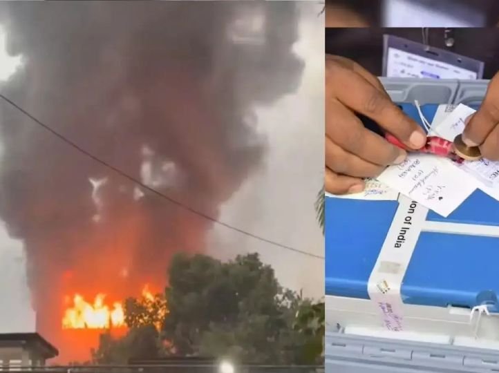 Kolkata EVM Fire