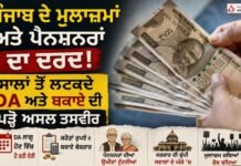 ਪੰਜਾਬ ਦੇ ਮੁਲਾਜ਼ਮਾਂ ਅਤੇ ਪੈਨਸ਼ਨਰਾਂ ਦਾ ਦਰਦ! ਸਾਲਾਂ ਤੋਂ ਲਟਕਦੇ DA ਅਤੇ ਬਕਾਏ ਦੀ ਪੜ੍ਹੋ ਅਸਲ ਤਸਵੀਰ